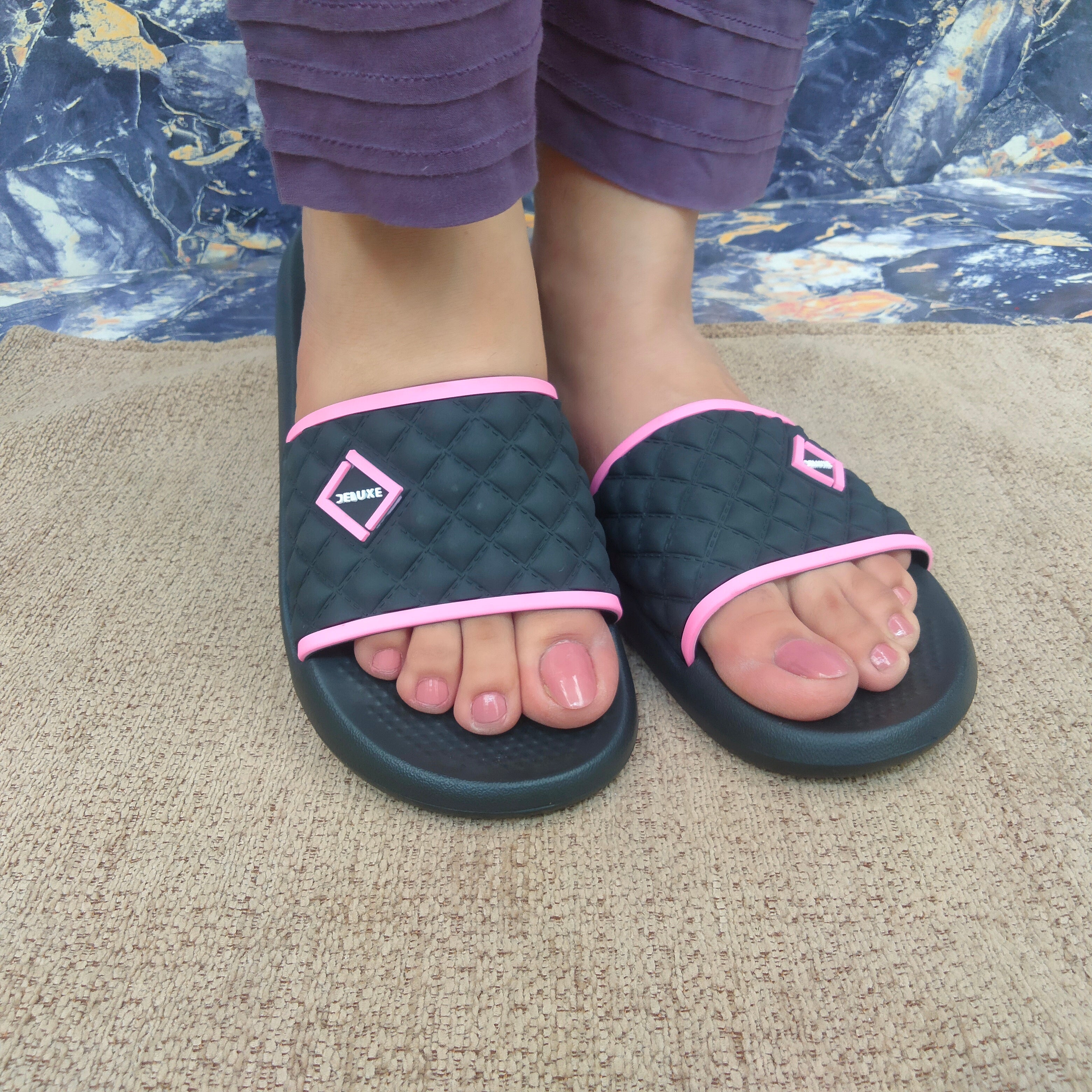 Foot care slippers for women