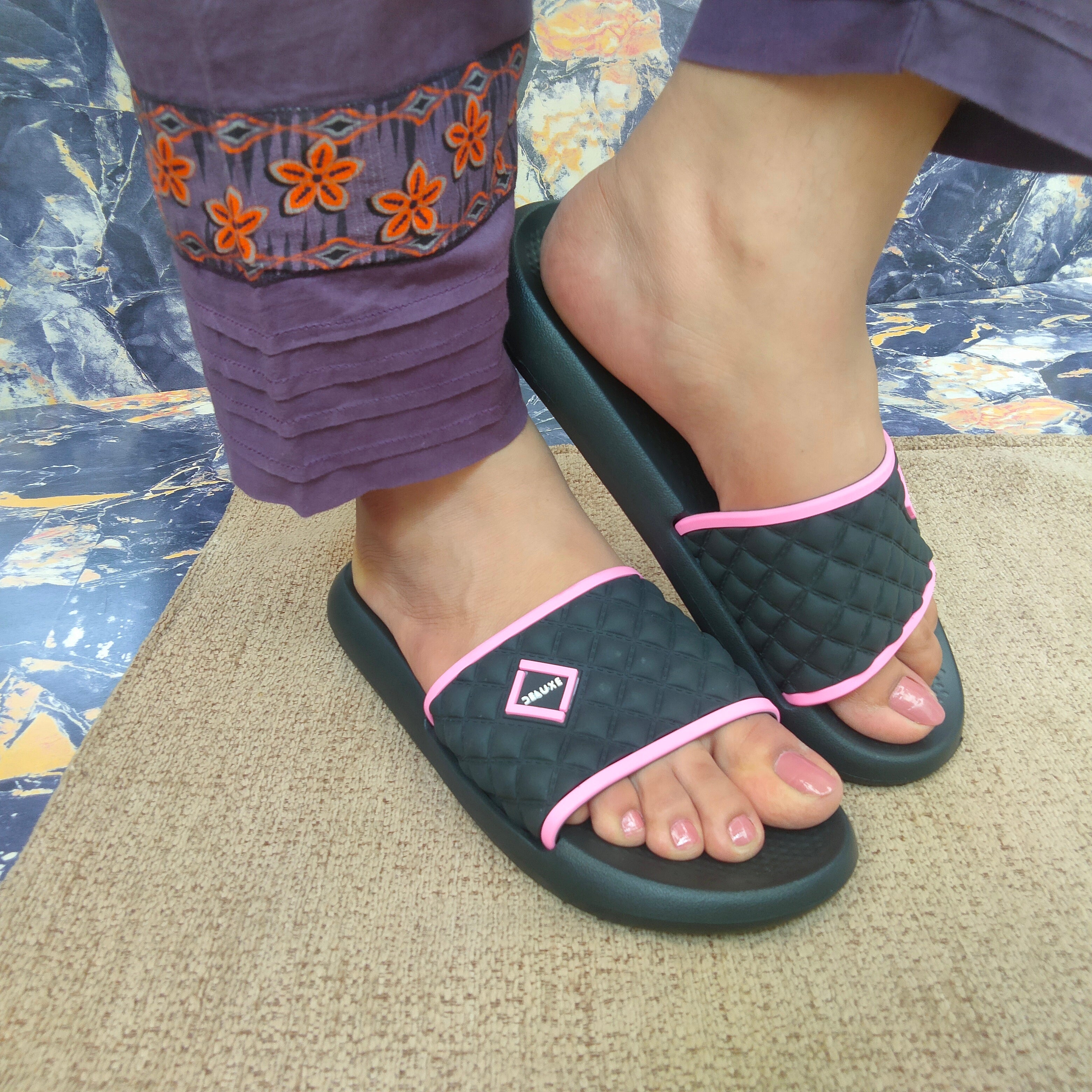 Foot care slippers for women