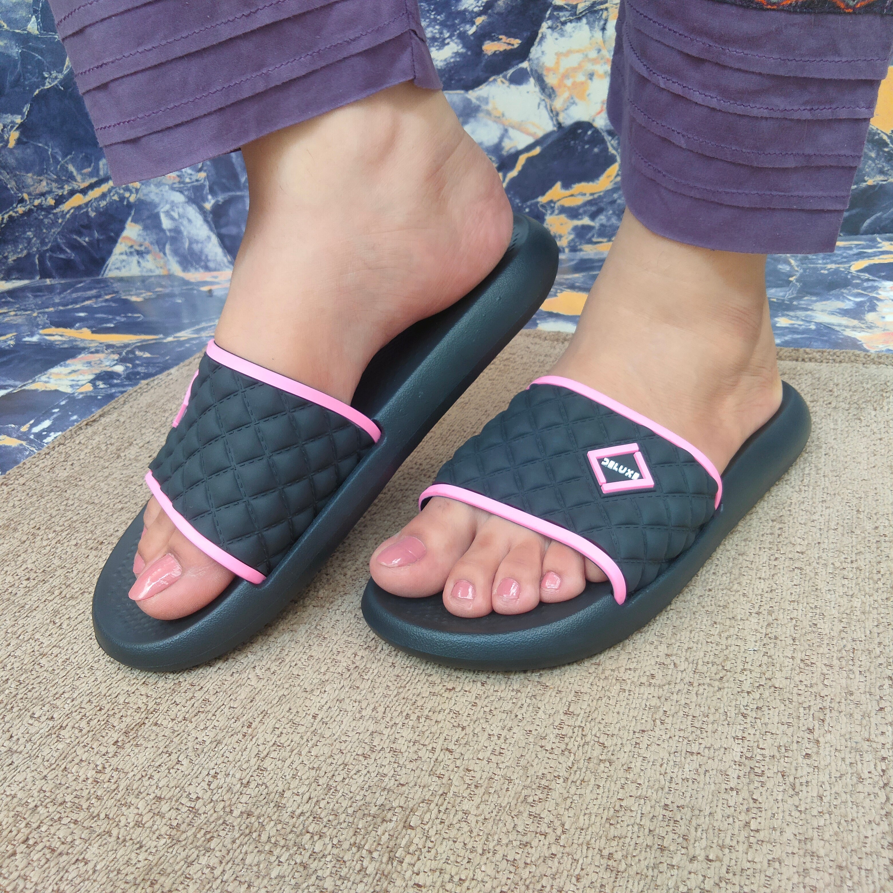 Foot care slippers for women